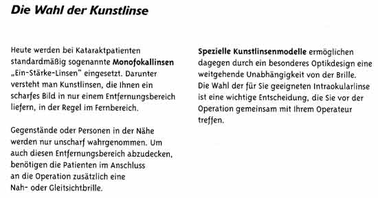 linsenwahl